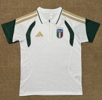 25-26 Italy White Green Polo Short Sleeve 25-26 Italy White Green Polo Short Sleeve