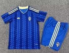 2026 Sweden Away Kids Soccer Jersey