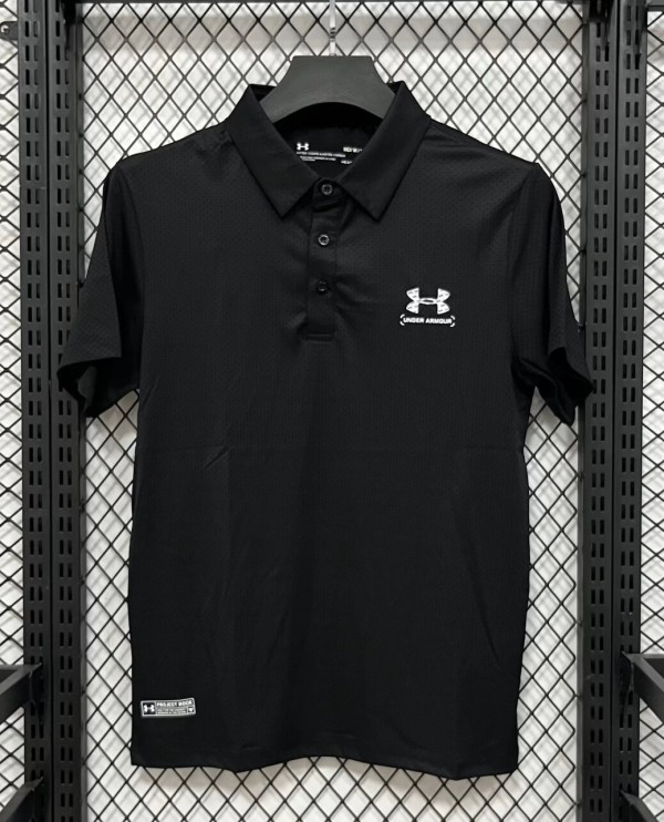 2026 UA Black High Quality Polo Short Sleeve
