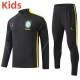 26-27 Brazil High Quality Kids Half Pull Tracksuit