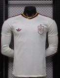 2026 World Cup Spain Away Long Sleeve Player Version Soccer Jersey*长袖球员