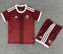 2026 Qatar Home Kids Soccer Jersey 2026 Qatar Home Kids Soccer Jersey