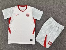2026 Poland Home Kids Soccer Jersey