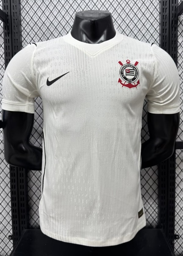 26-27 Corinthians Home Player Version Soccer Jersey