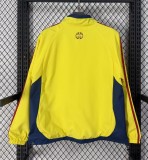 2026 Colombia Yellow Retro Windbreaker