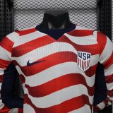 2026 World Cup USA Home Long Sleeve Player Version Soccer Jersey*长袖球员