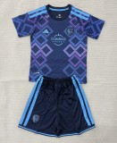 26-27 Sporting Kansas City Away Kids Soccer Jersey