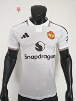 26-27 Man Utd White Special Edition Player Version Soccer Jersey