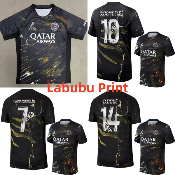 25-26 PSG Special Edition Labubu Print Fans Soccer Jersey