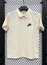 2026 NK Light beige High Quality Polo Short Sleeve