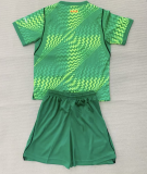 26-27 BAR Green Goalkeeper Kids Soccer Jersey