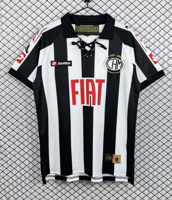 1908-2008 Atletico Mineiro 100th Anniversary Edition Retro Soccer Jersey