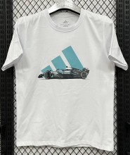 2026 AD White High Quality Pure Cotton Casual T-Shirt