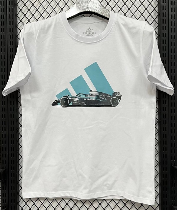 2026 AD White High Quality Pure Cotton Casual T-Shirt