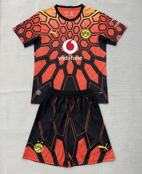 26-27 Dortmund Orange Goalkeeper Adult Suit