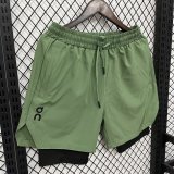 2026 ON Green Casual Short Pants