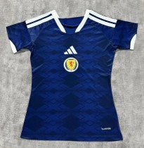 2026 World Cup Scotland Home Women Fans Soccer Jersey (女)