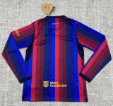 26-27 BAR Home Leaked Edition Long Sleeve Fans Soccer Jersey (长袖)
