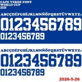 2026 Cape Verde Home Fans Soccer Jersey