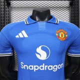 26-27 Man Utd Blue Special Edition Player Version Soccer Jersey