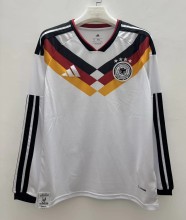 2026 World Cup Germany Home Long Sleeve Fans Soccer Jersey (长袖)