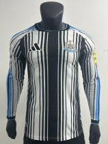 26-27 Newcastle Home Leaked Edition Long Sleeve Player Version Soccer Jersey*长袖球员