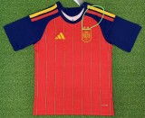 2026 World Cup Spain Home Fans Soccer Jersey (With 2 Star)*两颗星