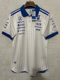 2026 Benz New Pattern Player Version Short Sleeve Racing Suit*有领