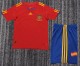 2010 Spain Home Retro Kids Soccer Jersey