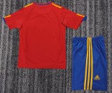 2010 Spain Home Retro Kids Soccer Jersey