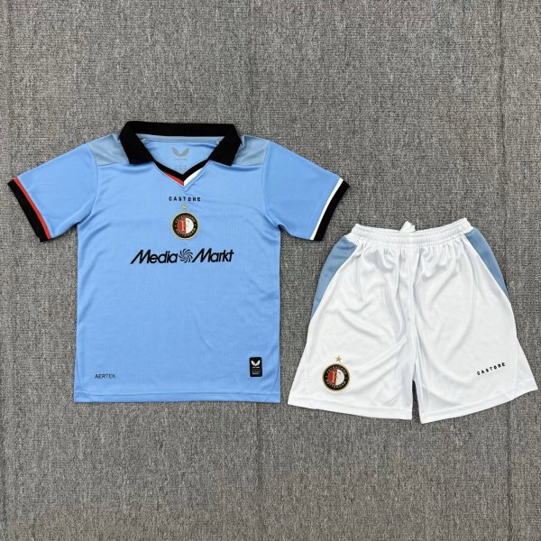 26-27 Feyenoord Away Kids Soccer Jersey
