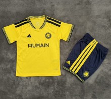 26-27 AL-Nassr Home Kids Soccer Jersey