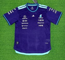 2026 Mercedes New Pattern Heat Transfer Printing Short Sleeve Racing Suit 2026 Mercedes New Pattern Heat Transfer Printing Short Sleeve Racing Suit