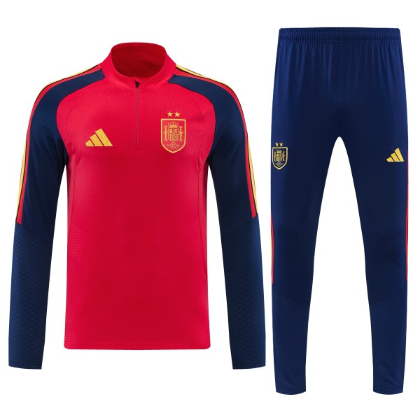 26-27 Spain High Quality Half Pull Tracksuit