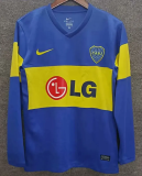 2011-2012  Boca Juniors Home Long Sleeve Retro Soccer Jersey