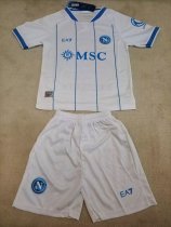 26-27 Napoli Away Kids Soccer Jersey 26-27 Napoli Away Kids Soccer Jersey