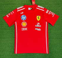 2026 Ferrari New Pattern Heat Transfer Printing Short Sleeve Racing Suit 2026 Ferrari New Pattern Heat Transfer Printing Short Sleeve Racing Suit