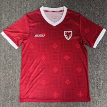 27-28 Wales Home Fans Soccer Jersey