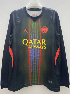 26-27 PSG Third Long Sleeve Fans Soccer Jersey (长袖)