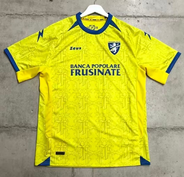26-27 Frosinone Calcio Home Fans Soccer Jersey