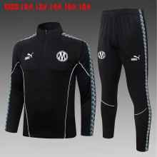 26-27  Marseille High Quality Kids Half Pull Tracksuit