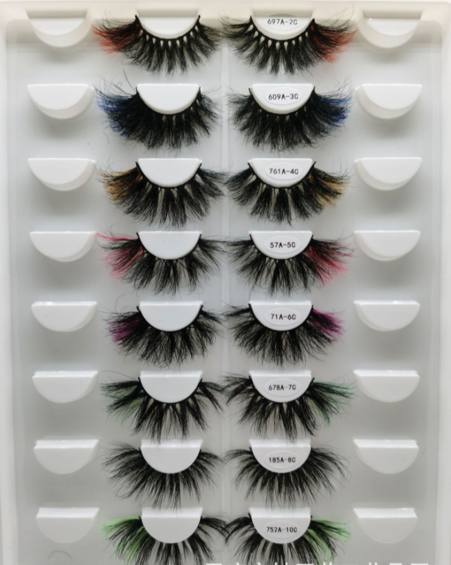 Fluffy Colorful Mink Lashes