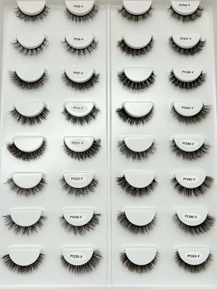 Customized 12MM Lashes Free Shipping (MOQ10)