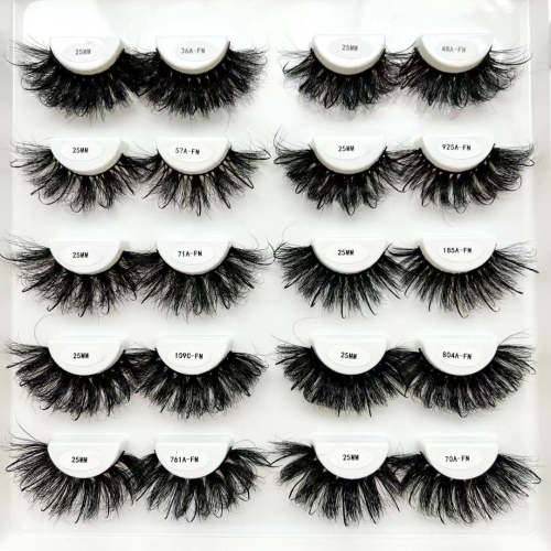Customized 25MM Lashes Free Shipping (MOQ10)