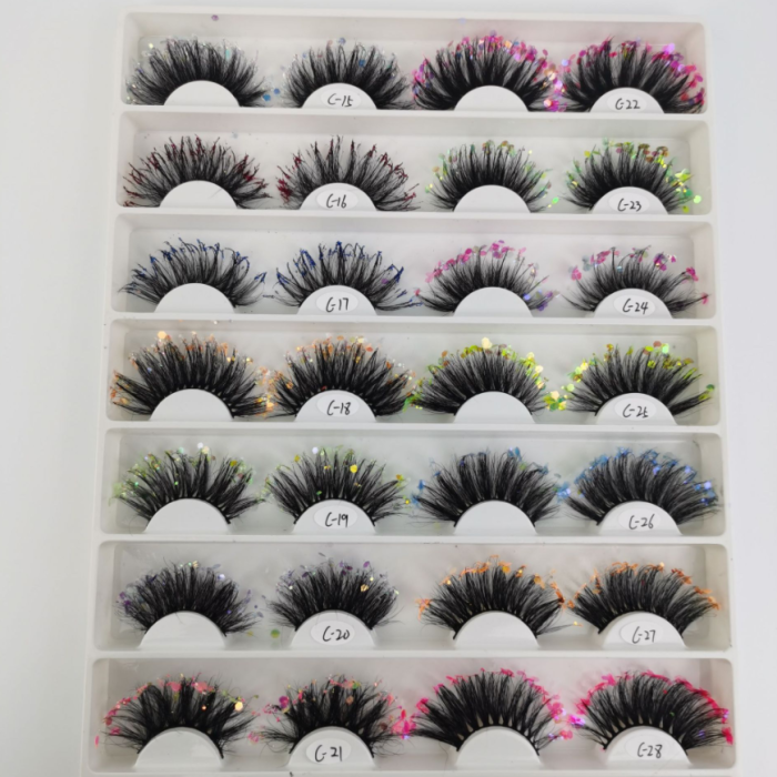 Sequin 25mm Mink Lashes （MOQ 3）