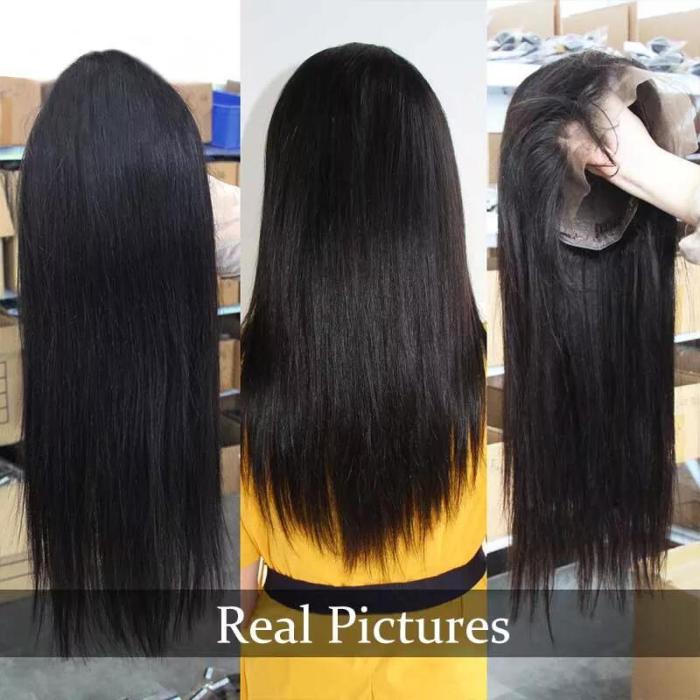 13x4 Lace Front WIg HD Wig Human Hair Wigs Indian Virgin Hair