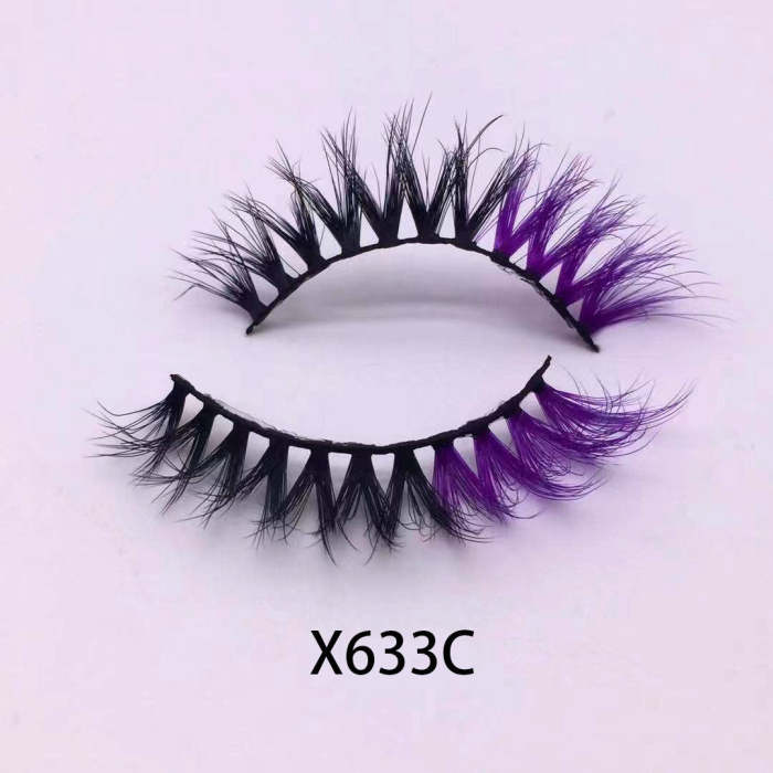 Colorful Synthetic Lashes - free shipping