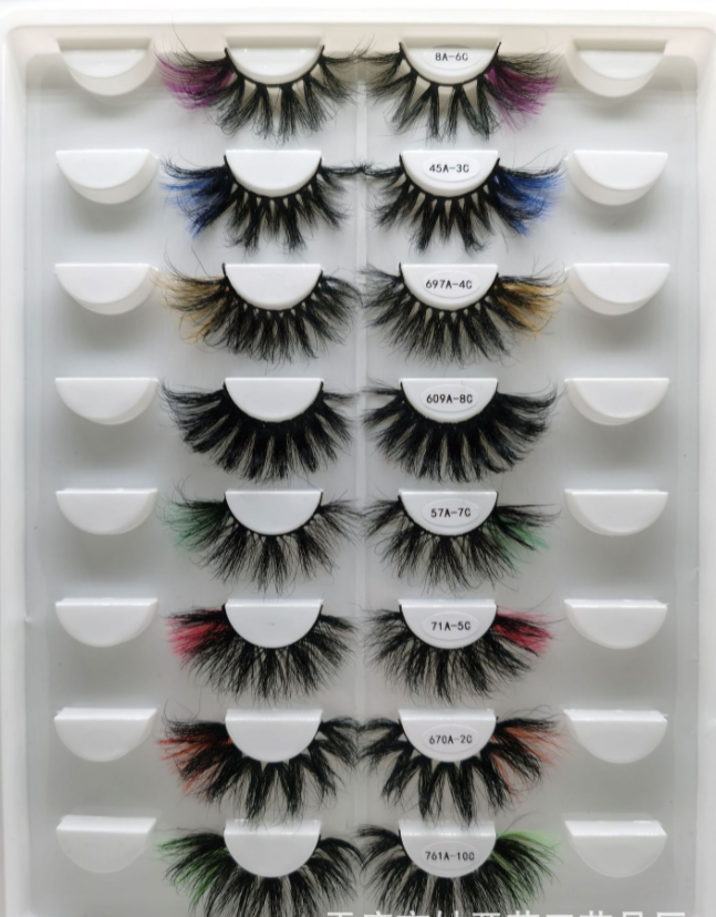 Fluffy Colorful Mink Lashes