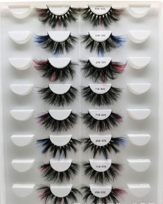 Fluffy Colorful Mink Lashes