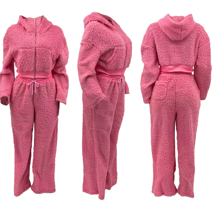 Women Fashion Furry Set